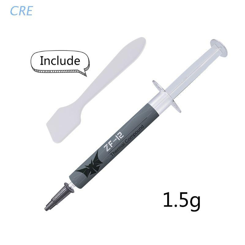 CRE  ZF-12 High Performance Thermal Conductive Grease Paste 1.5g for In-tel Processor CPU GPU Cooler Cooling Fan Heatsink