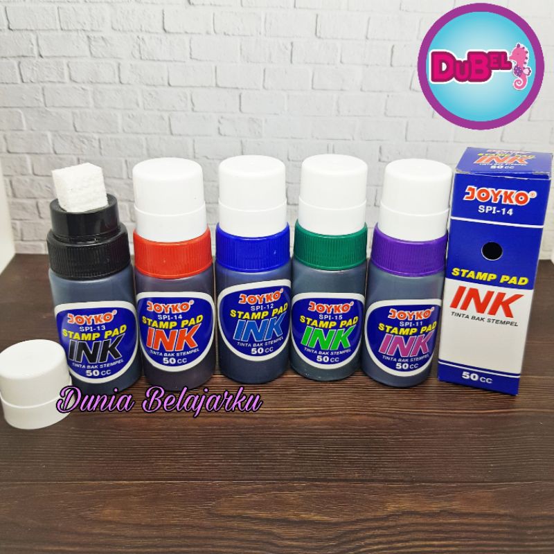 

Tinta Bak Stempel Joyko 50cc / Stamp Pad Ink Joyko /Refill Tinta Stempel