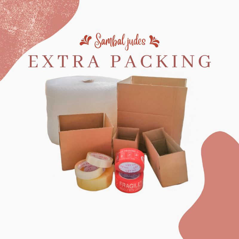 

Extra Bubble Wrap/Tambahan Packing For Safety Sambal Judes