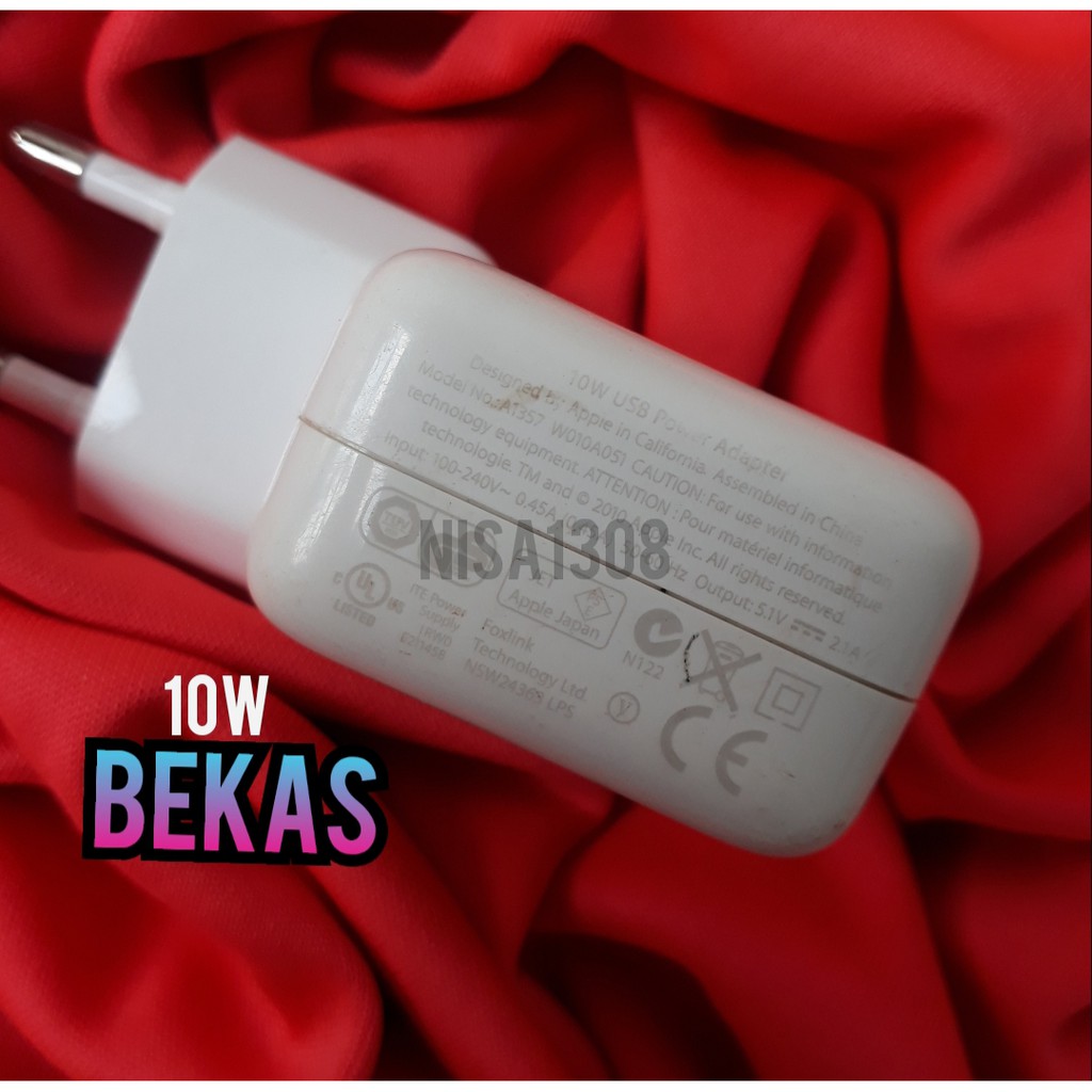Adaptor ipad 10watt original bawaan