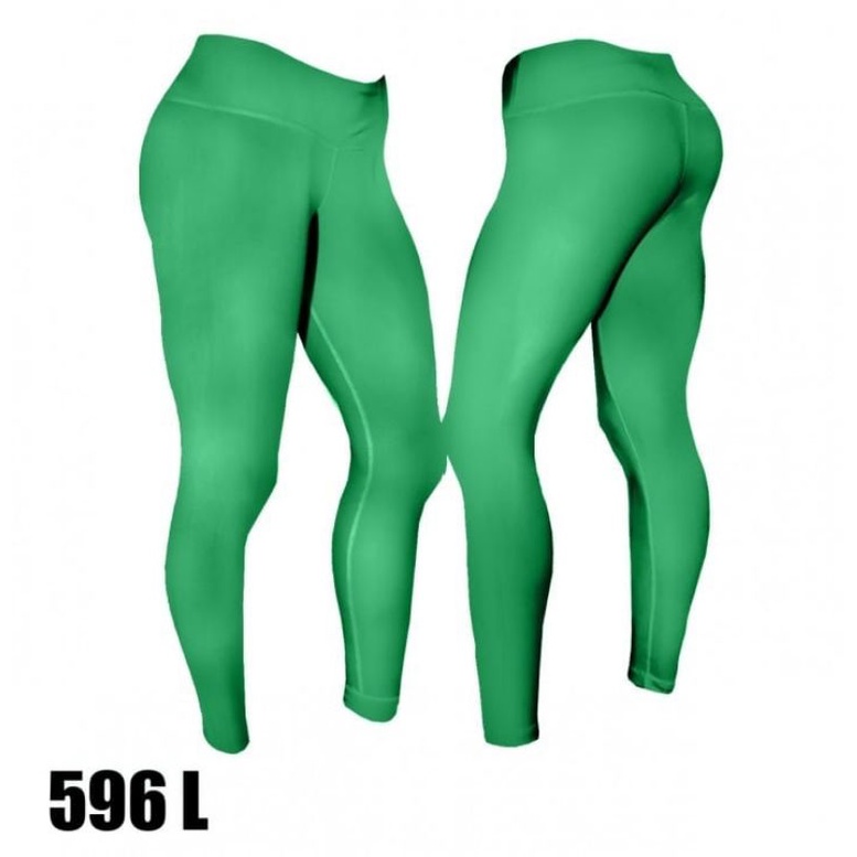 Sixpack Legging Wanita Polos Tanpa List