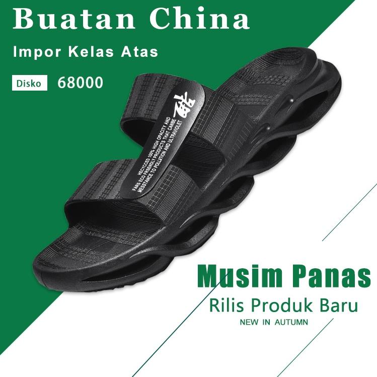 ☛Belanja di sini) 【COD/Dukungan Kembali/Tempat Ditemukan】 Sandal Pria Kuat Sandal Pria Besar Sandal 