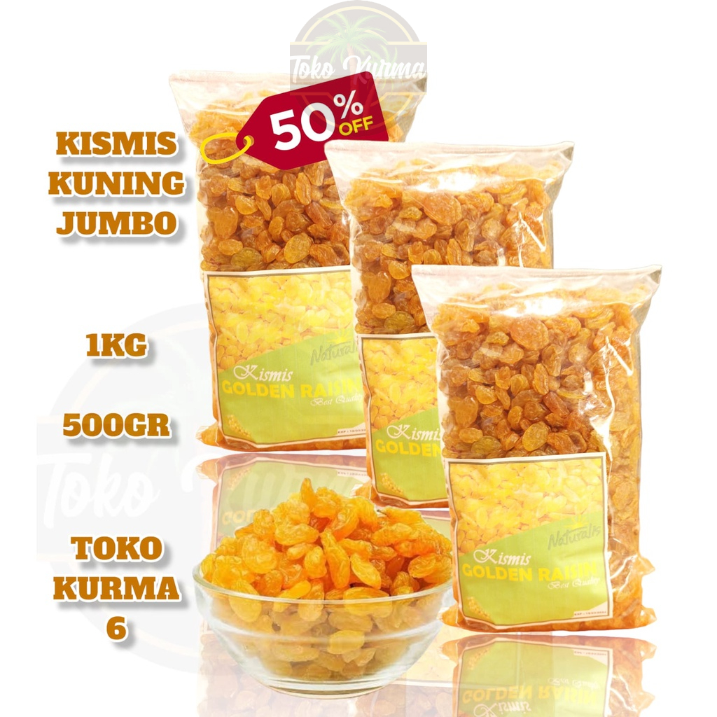 

KISMIS KUNING JUMBO 1KG