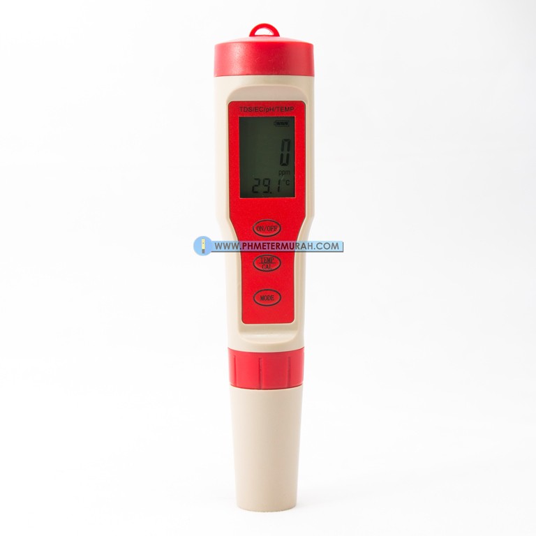 pH meter TDS meter  EC meter  dan Temp Meter Waterproof 4in1 ATC EZ-9908 ez9908