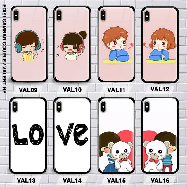Valentine case couple case redmi note 7.redmi note 7 pro.redmi 7.redmi go premium glass case