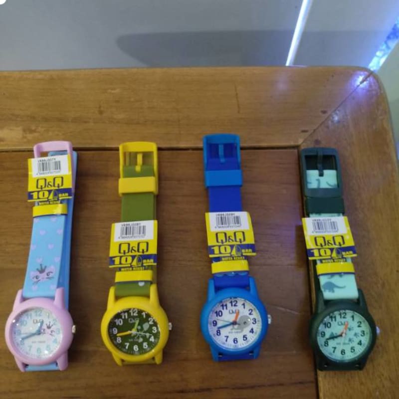 Jam Tangan Anak Q&amp;Q QnQ QQ VR99 VR99J VR99J010Y Original Tahan Air 10 BAR Motif BERGARANSI