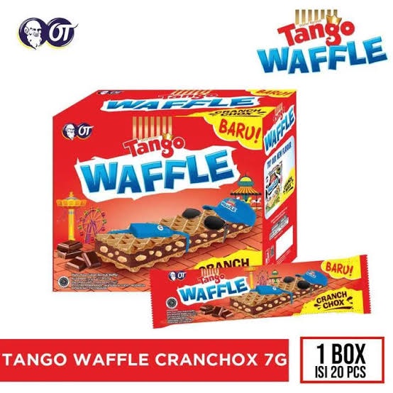 

TANGO WAFFLE CRANCH 1 Kotak isi 20 pcs