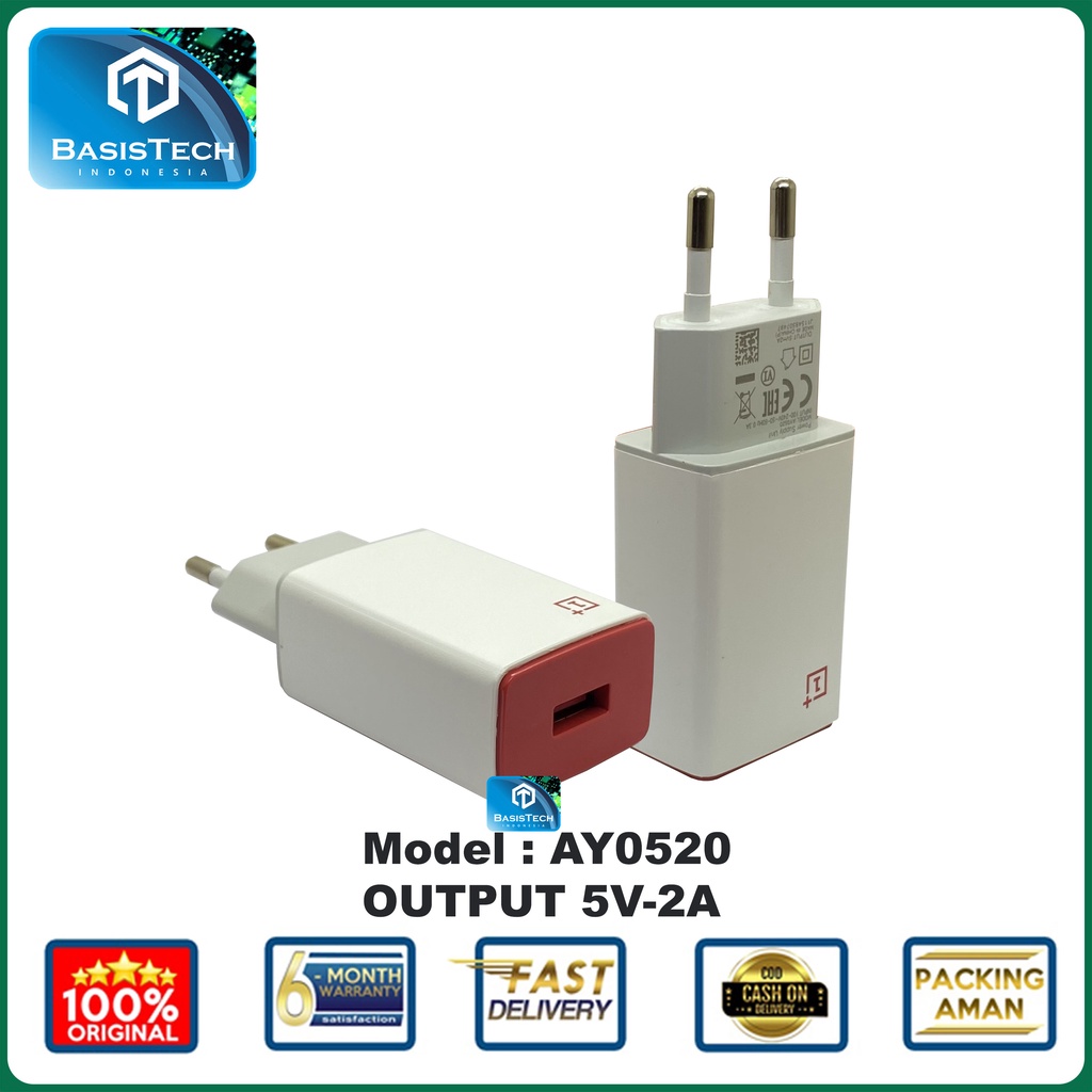 ADAPTER CHARGER ONE PLUS AY0520 2A FAST CHARGING ORIGINAL QUALITY