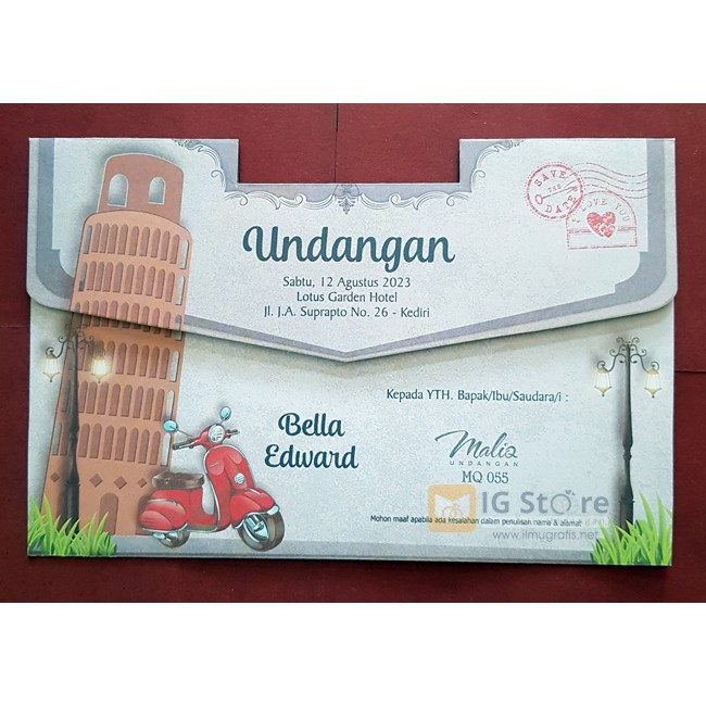 Undangan Pernikahan Catalog Maliq 55