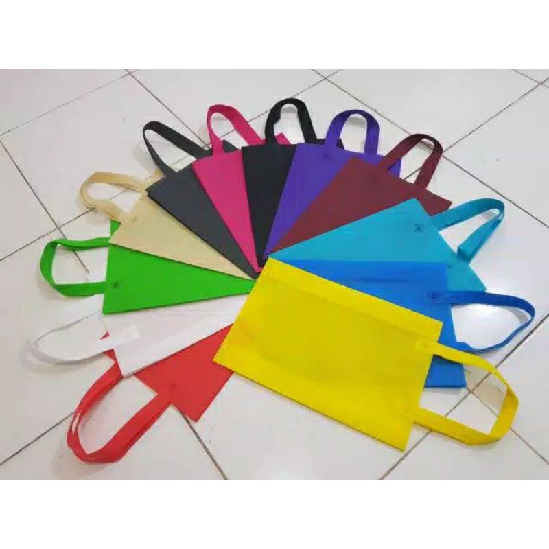 

TAS SPUNBOND POLOS 25x35 dan 30X40 Tas Bingkisan GOODIE BAG Polos Tas Souvenir