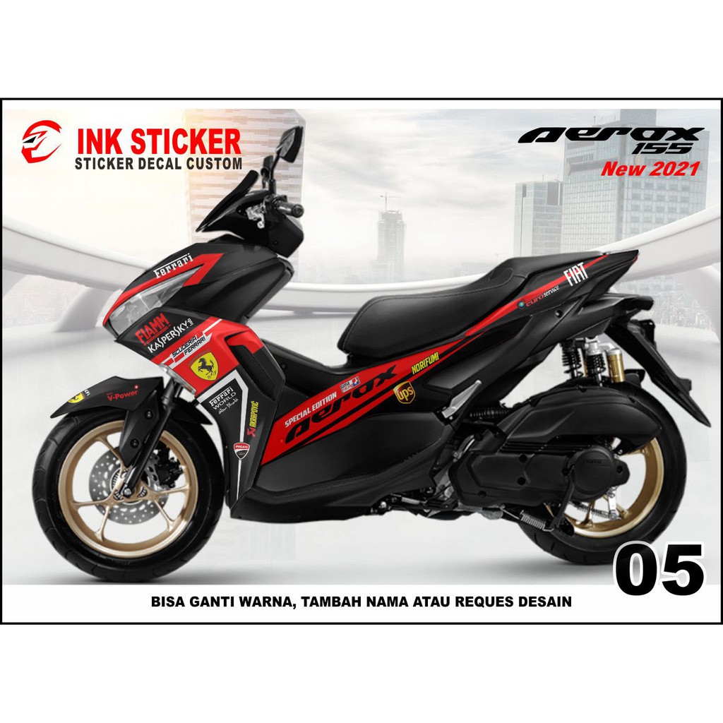 Sticker Decal Aerox 2021 05 Fullbody