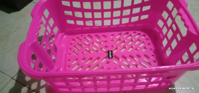 Keranjang ( Baju L Rainbow ) Serbaguna Baju Bersih Plastik Uk L