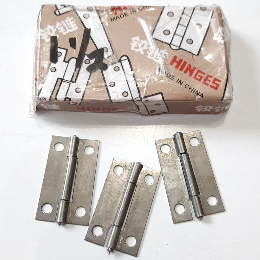 Engsel Tipis RRT 1" - 1.5"- 2" - 2.5" - 3" - 3.5 " - 4" / Engsel Kupu-kupu kandang lemari/Laci Per L