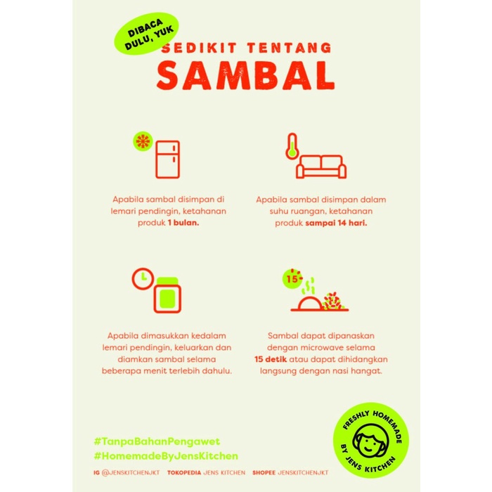 

Sambal-Aneka- Bundle Sambal Baby Cumi Pete (Cute) 200G + Pete Teri (Peri) Medan 120G - Yes Pete