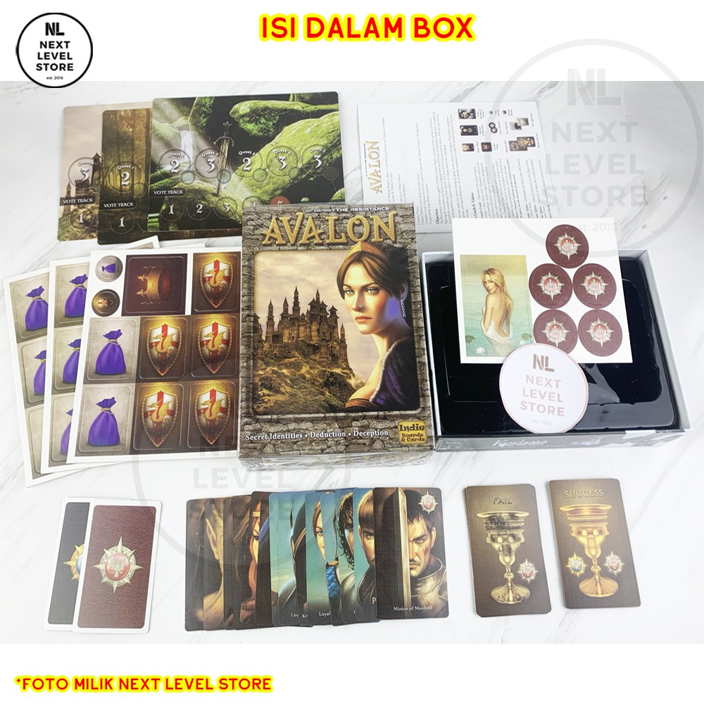 The Avalon Resistance Board Game -  TERMURAH! - READY STOCK