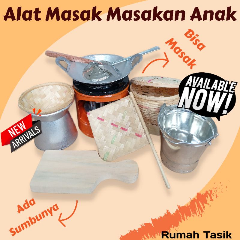 New Promo Kitchenset Mainan Masak Masakan Anak Paaket Ember