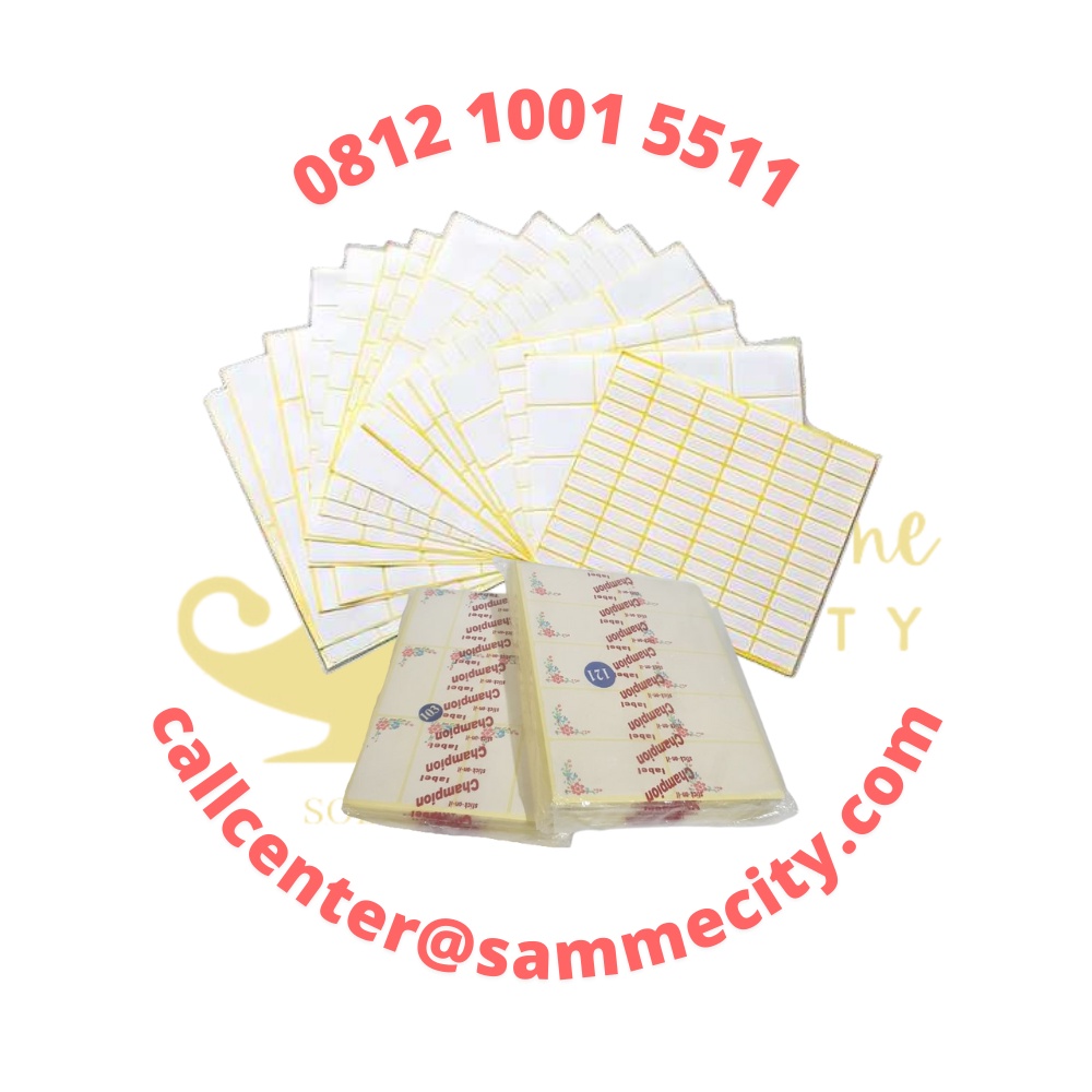 

[TERMURAH] STIKER LABEL 1 PACK ISI 7 LEMBAR