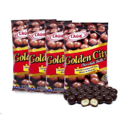 COKLAT LAGIE Golden City Biskuit 75 Gram