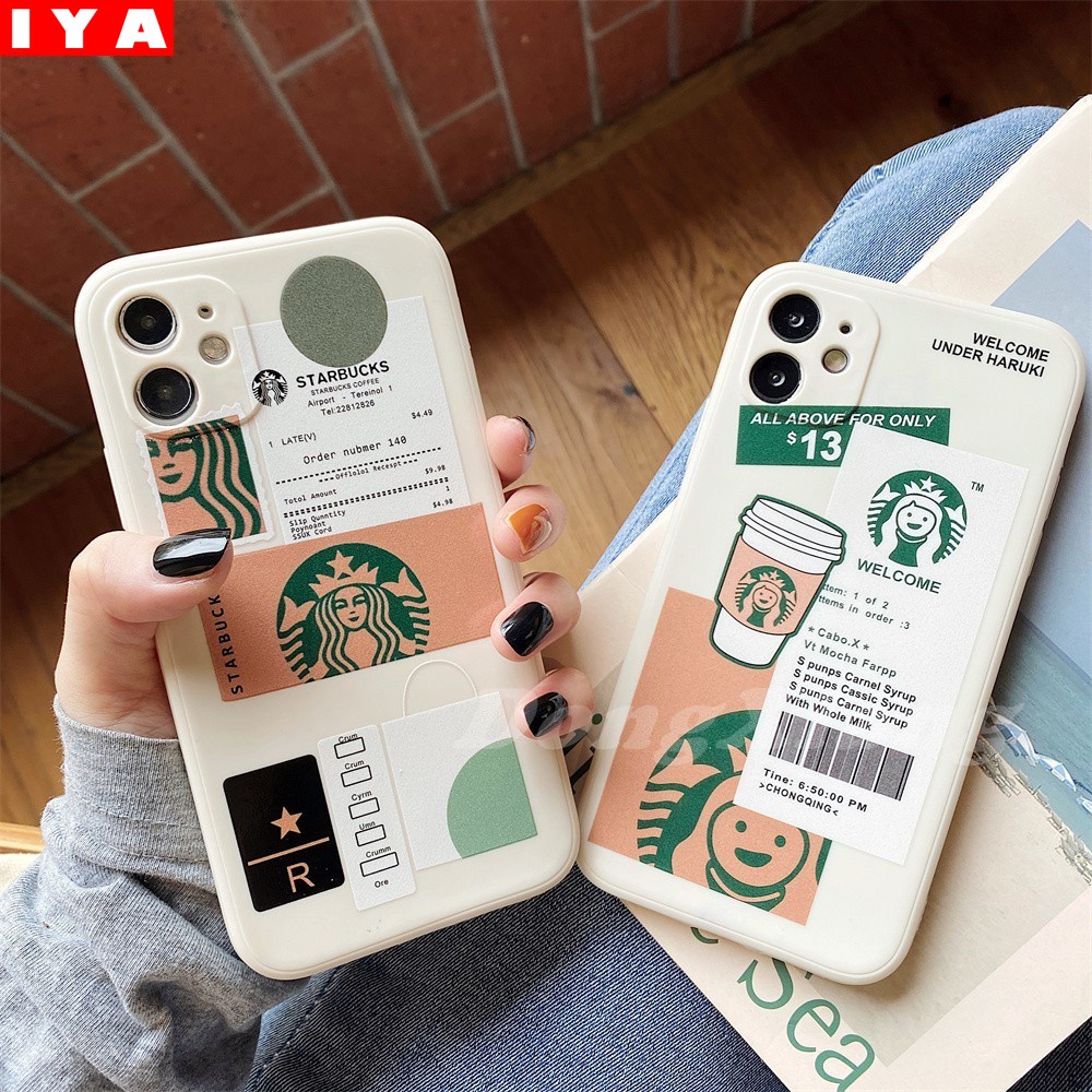 INS Starbucks Trendy Soft Case Infinix Hot 10 Play 10T 9 Play 11S NFC Smart 5 Note 11 Pro Note 10 Pro Infinix Hot 10S