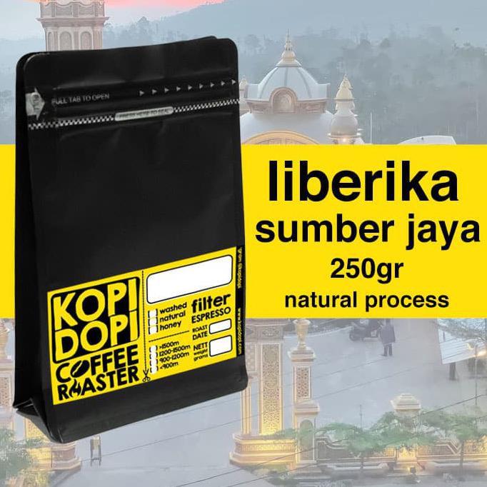 

Kopi- Kopi Nangka Liberika Liberica Sumber Jaya Lampung 250 gram 250gr - Biji Utuh -Biji-Kopi.