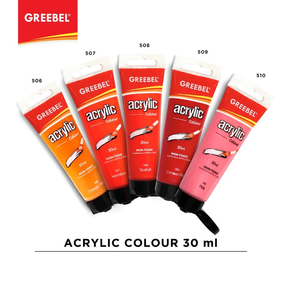 GREEBEL Cat Akrilik / Acrylic Colour / Acrylic Paint 30ml Per pcs