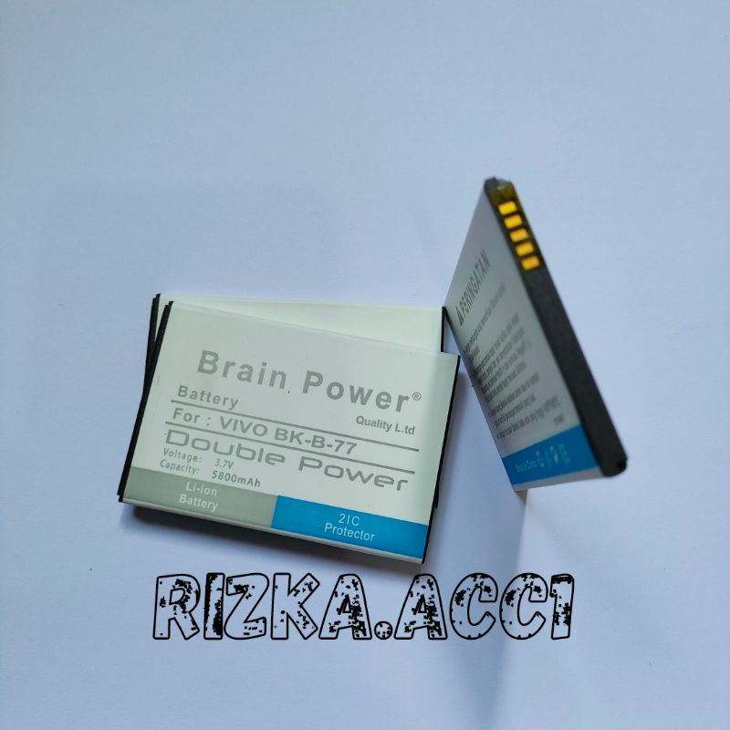 Baterai Batre Vivo Y28 / Vivo Y31 BK-B-77 BKB77 B-77 B77 Brain Double Power Battery Hp