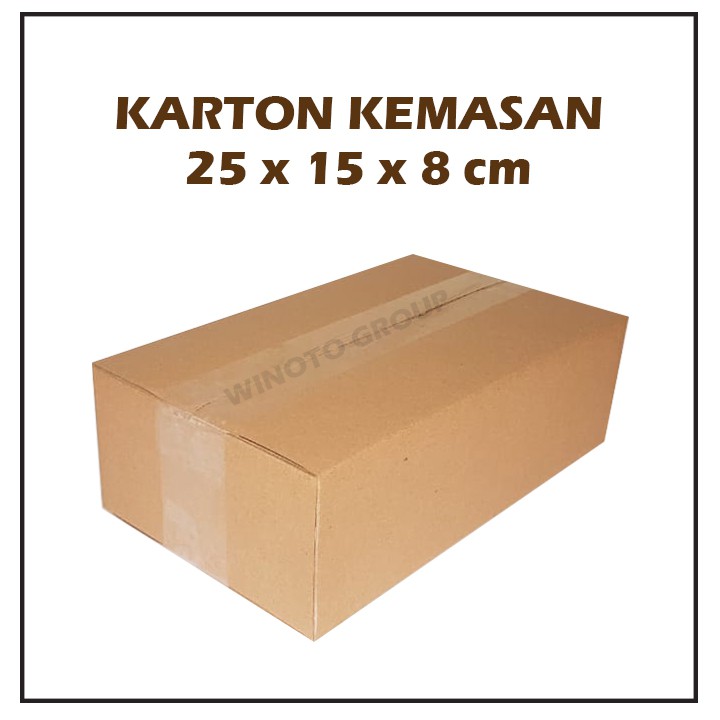 Kardus Kemasan Box Packing 25 x 15 x 8