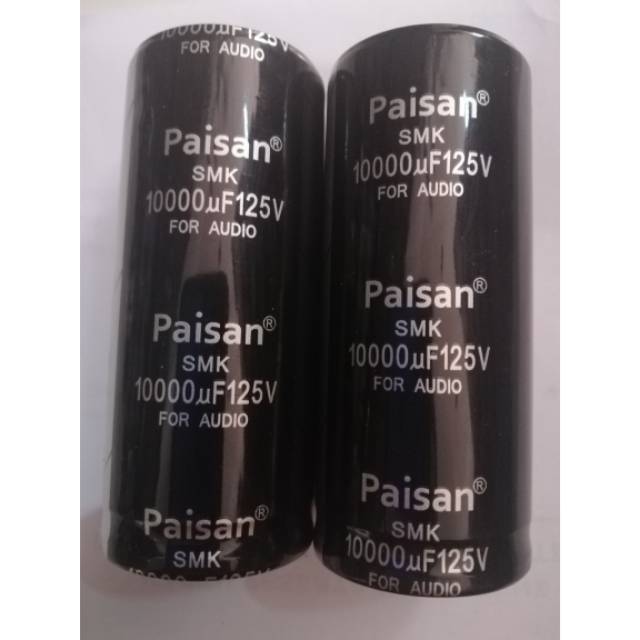 Elco capasitor paisan 10000uf 125v original