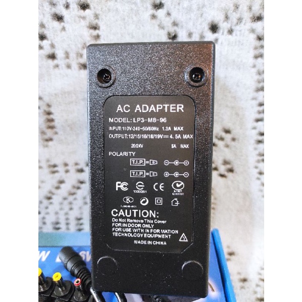 Adaptor Laptop Multi 12V-24V Universal