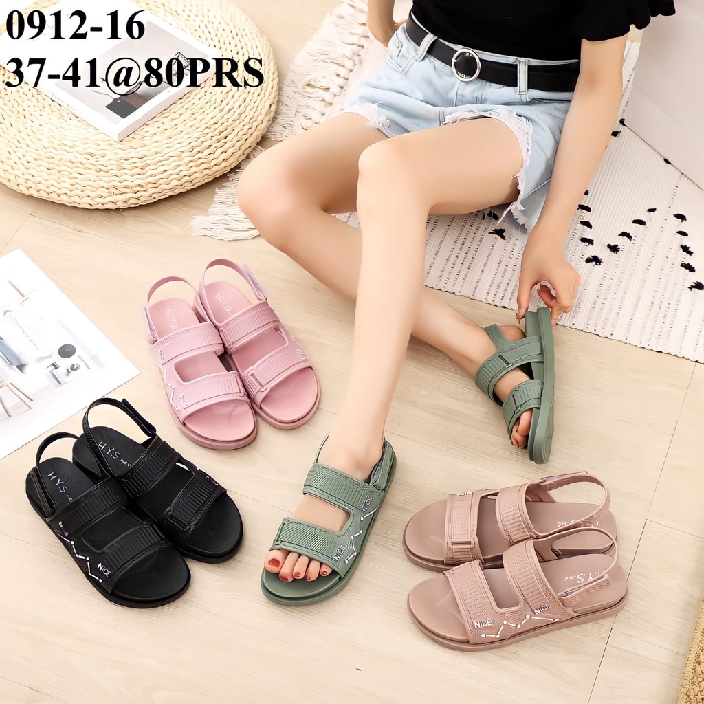 (COD) Sandal Gunung Nice Wanita Jelly Import HYS 0912-16