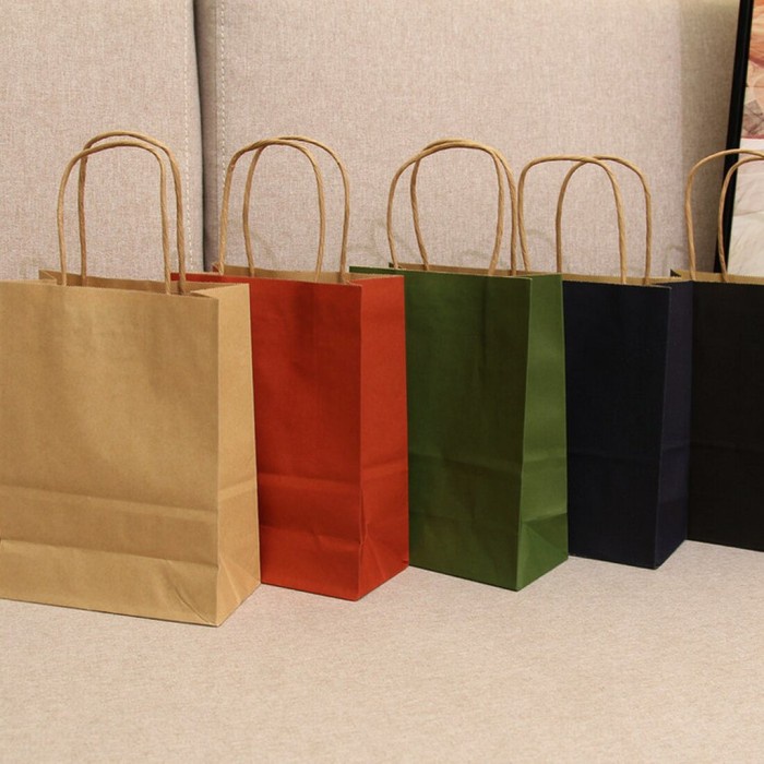 

(TERLARIS) Berkualitas Kraft Paperbag Import Ukuran 33x26x12cm Isi 10pcs