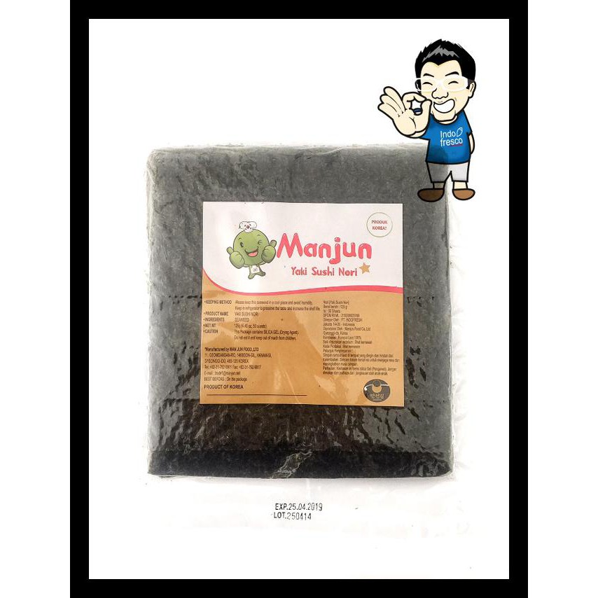 

UPDATE! MANJUN YAKI SUSHI NORI- DRIED SEAWEED- RUMPUT LAUT SUSHI 50PC TERMURAH