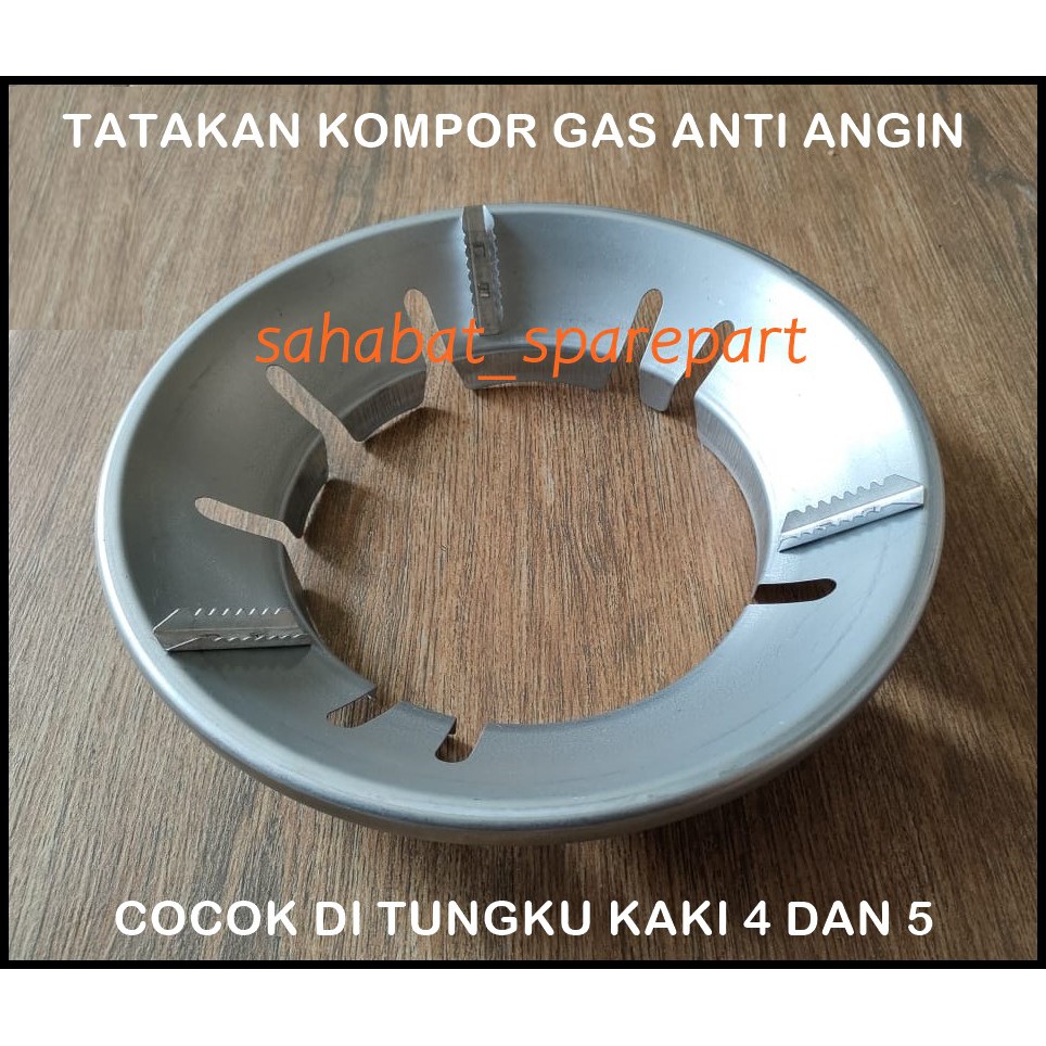 COVER ANTI ANGIN TATAKAN KOMPOR GAS MULTI BAHAN STAINLESS STEEL