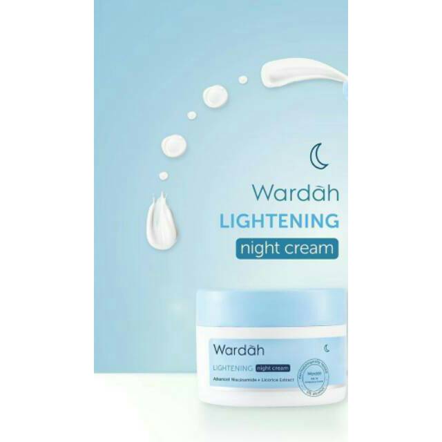 ❤️GROSIR❤️ Wardah Lightening Night Cream 30gr