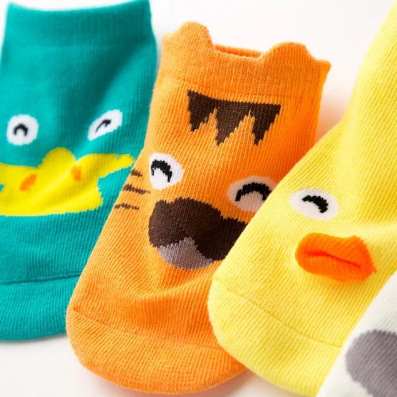 Kaos kaki bayi ada anti slip animal / kaos kaki kacakid