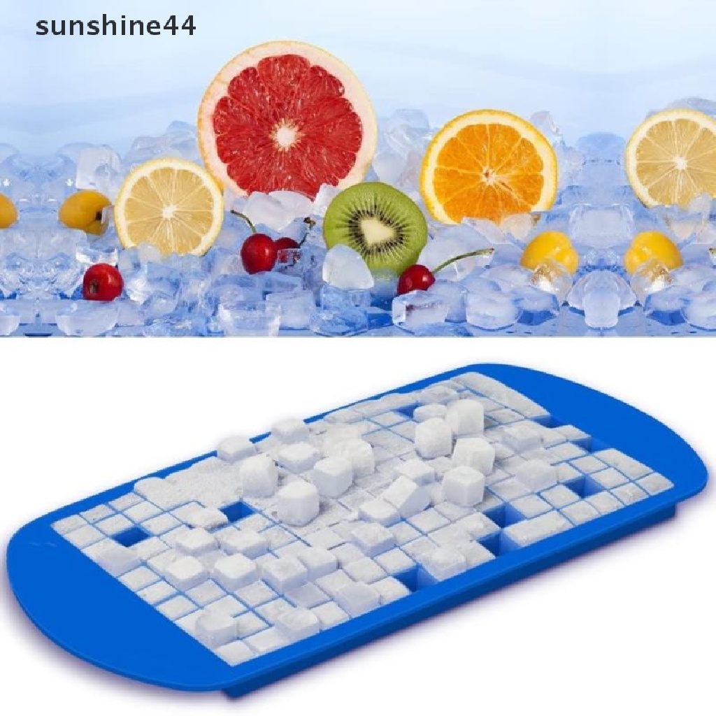 Sunshine Cetakan Es Batu / Buah Frozen Mini 160 Sekat Bahan Silikon Food Grade