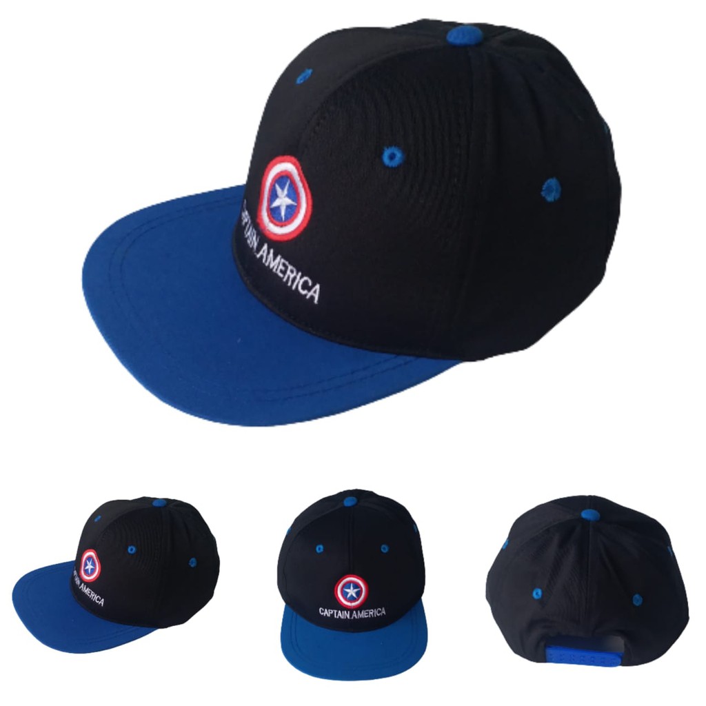 Plazababyku TOPI BASEBALL Topi Anak Lucu Model Superhero Usia 2 Sampai 6 Tahun Kualitas Terbaik