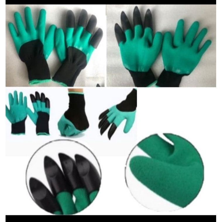 set sarung tangan cakar untuk berkebun gardening gloves