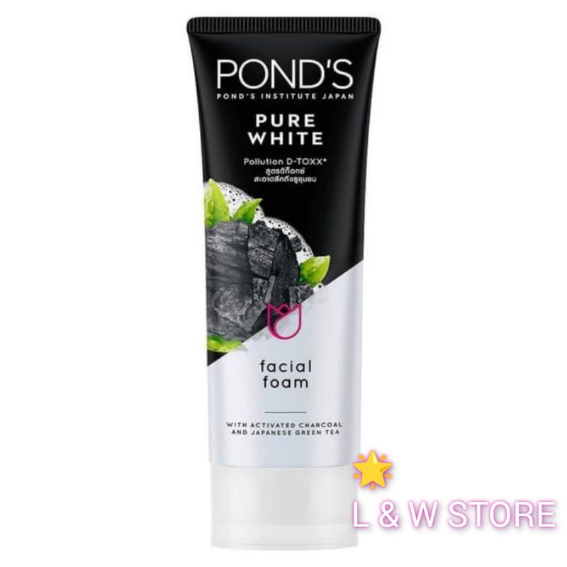 Ponds Pure White Facial Foam 100gr Pembersih Wajah