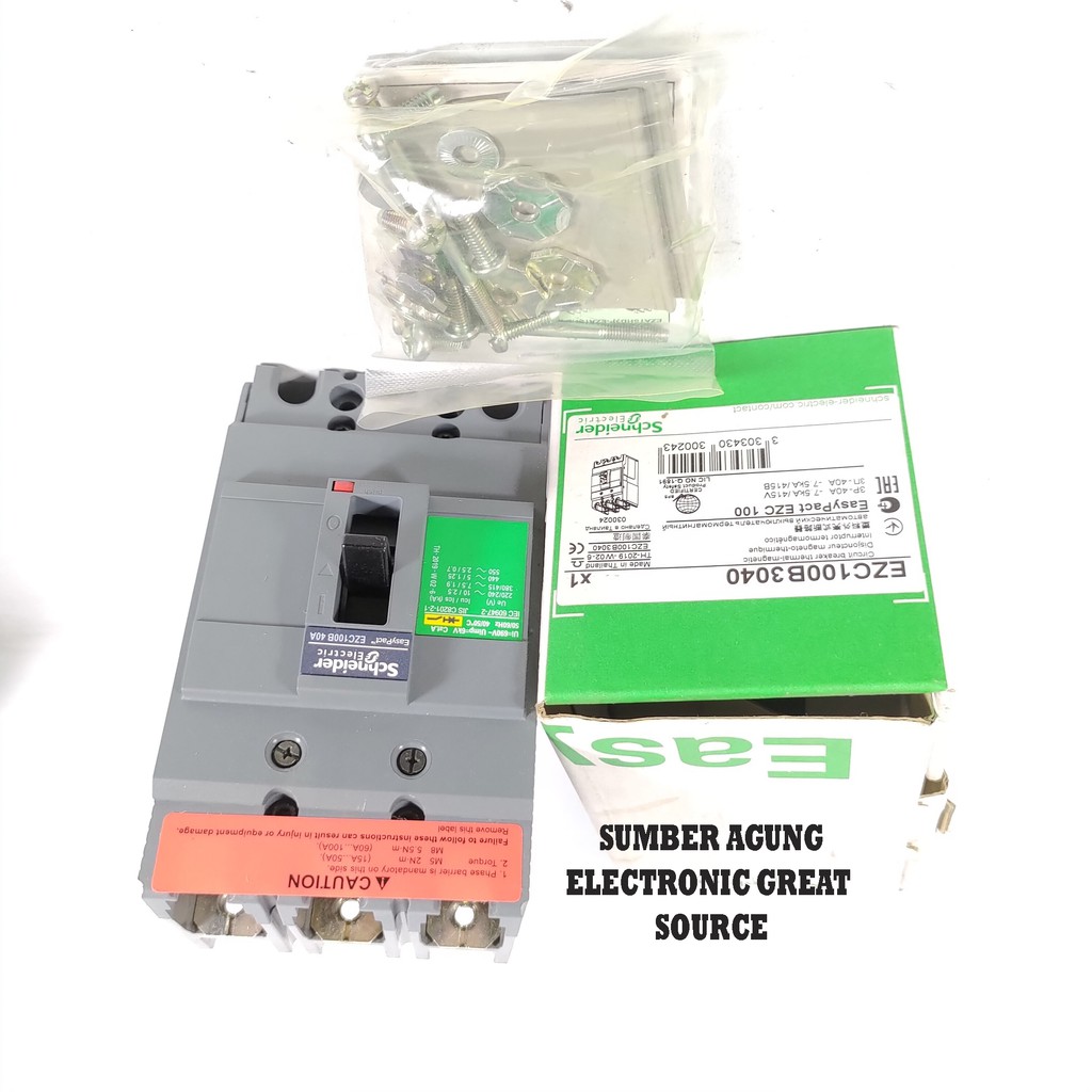 EZC 40A Schneider Ori Original Easy Pact 3P EZC100B3040 Berkualitas