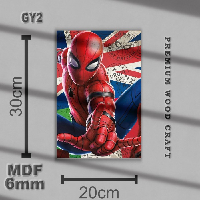 Poster Spiderman Wall Decor - Hiasan Dinding - Dekorasi Dinding Rumah