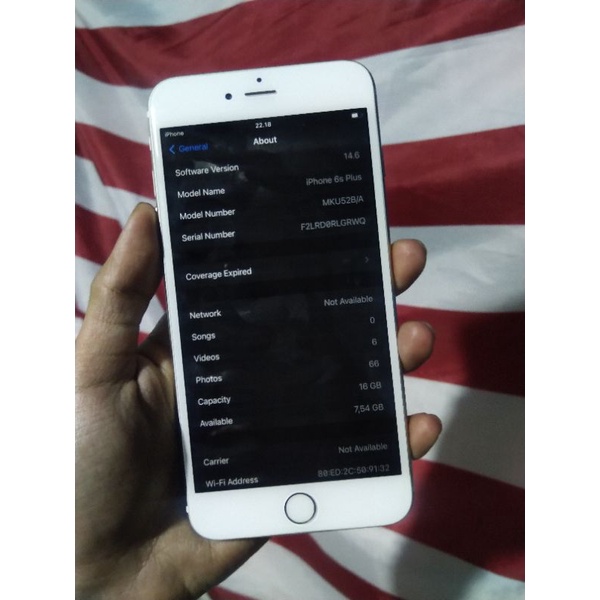 iphone 6s plus 16gb bypass