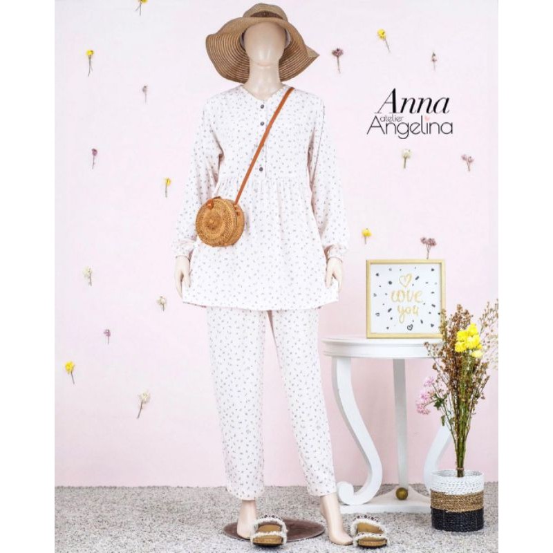 ANNA PAJAMAS (XL) - VINTAGE FLORAL by Atelier Angelina