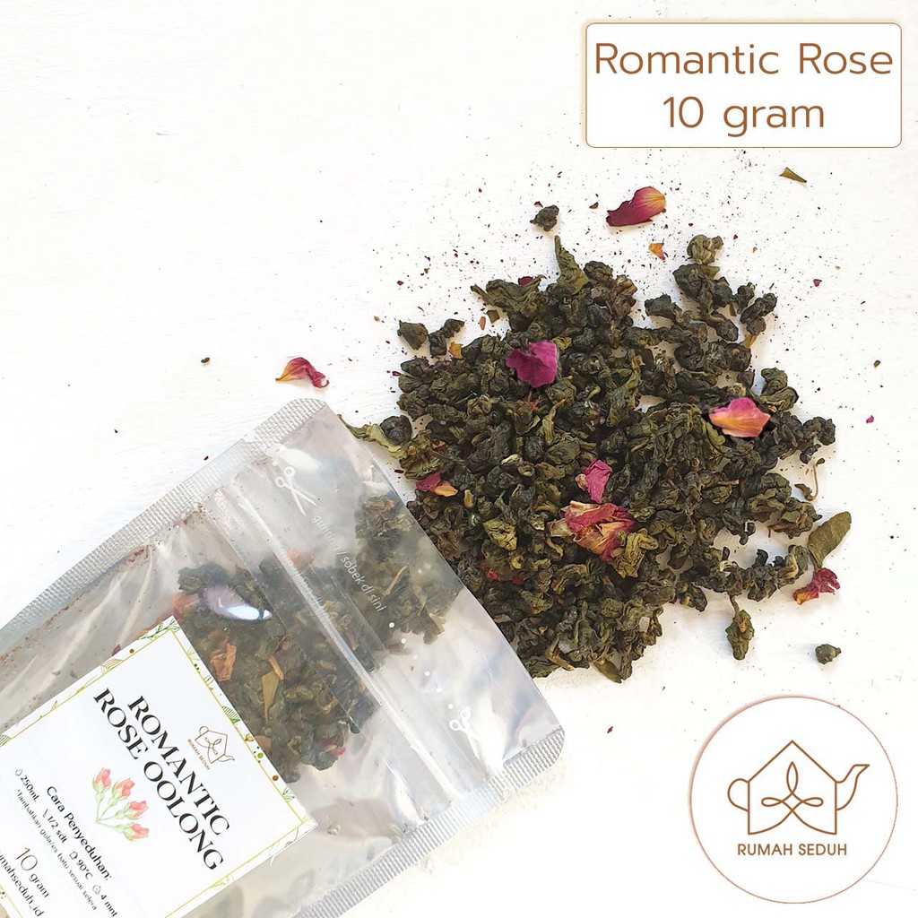 

10gr Romantic Rose/ Rose Oolong Tea / Teh Oolong Mawar