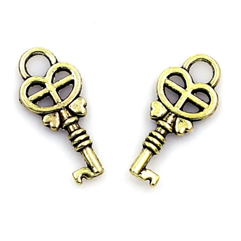Charm Kunci Bandul Liontin Kalung Gelang Aksesoris Fashion