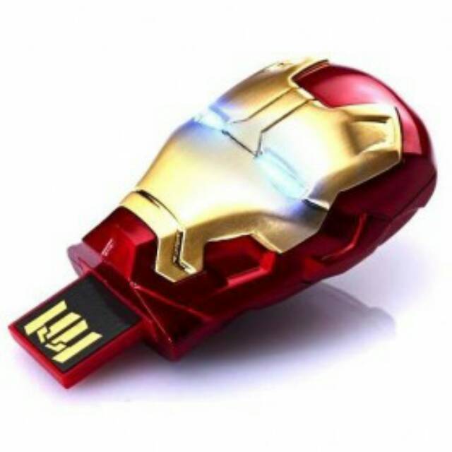 Flashdisk Iron Man Head USB 2.0 - 8GB - Red OMFD05RE