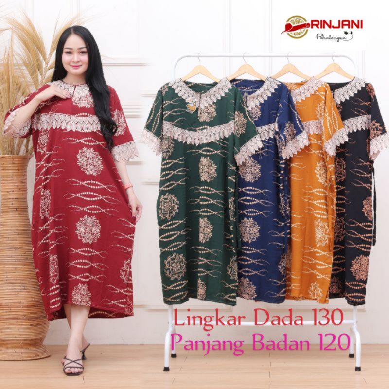 Daster Renda Jumbo Best Seller Daster Santai Daster Busui Pakaian Santai Wanita Bumil Daster Arab Baju Tidur Wanita Baju Santai