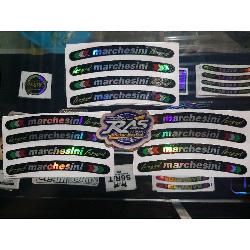 Stiker Velg Marchesini Hologram Maxdecal