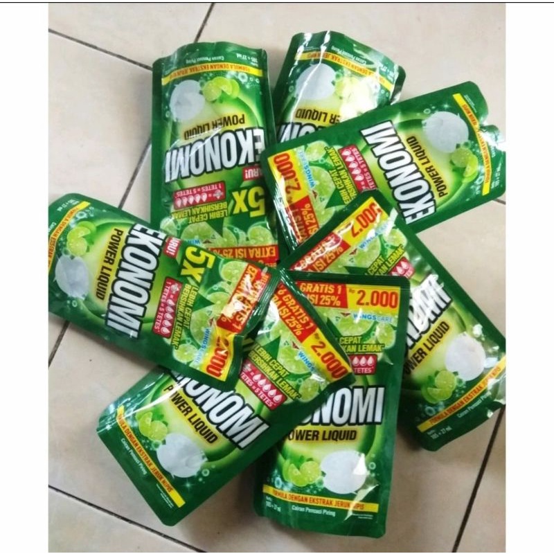 EKONOMI POWER LIQUID/SABUN CUCI PIRING MURAH EKONOMI MINI 1000/EKONOMI 2000