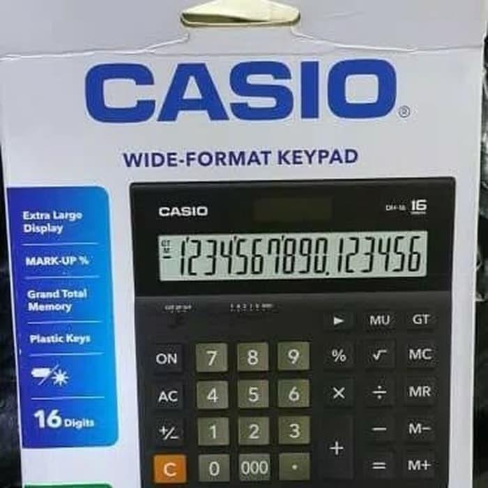 

PROMO! Kalkulator Casio DH-16⠀ |Kalkulator